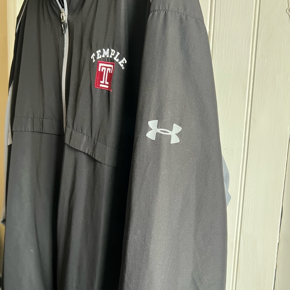 Under Armour Black and White Men's Windbreaker - Picture 3 of 5